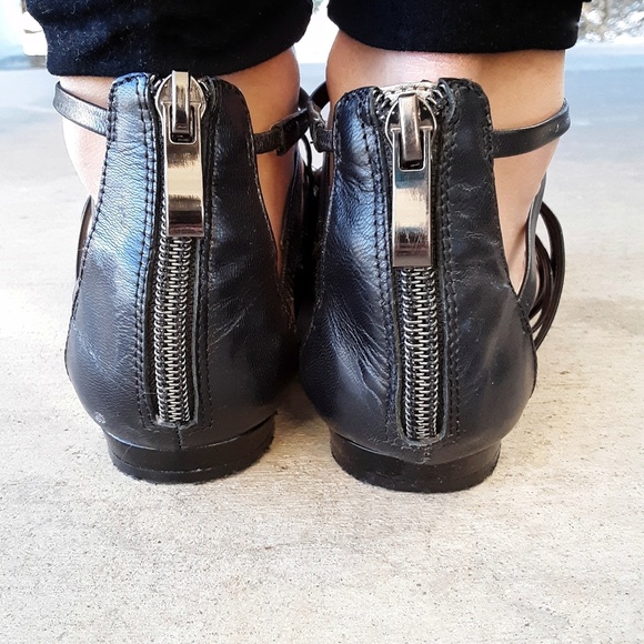 Marc Fisher Black Studded Gladiator Sandals 6 M - Picture 4 of 8